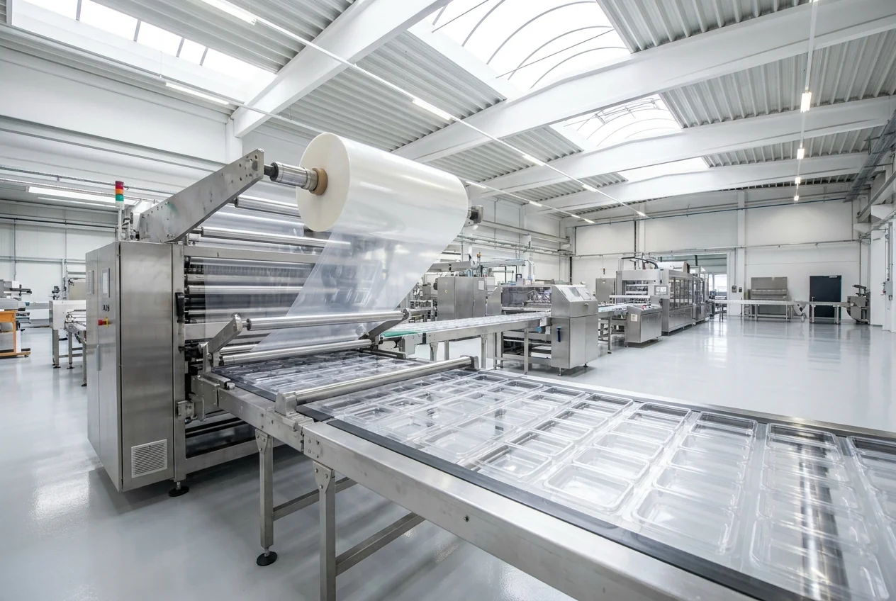 Blister molding production line