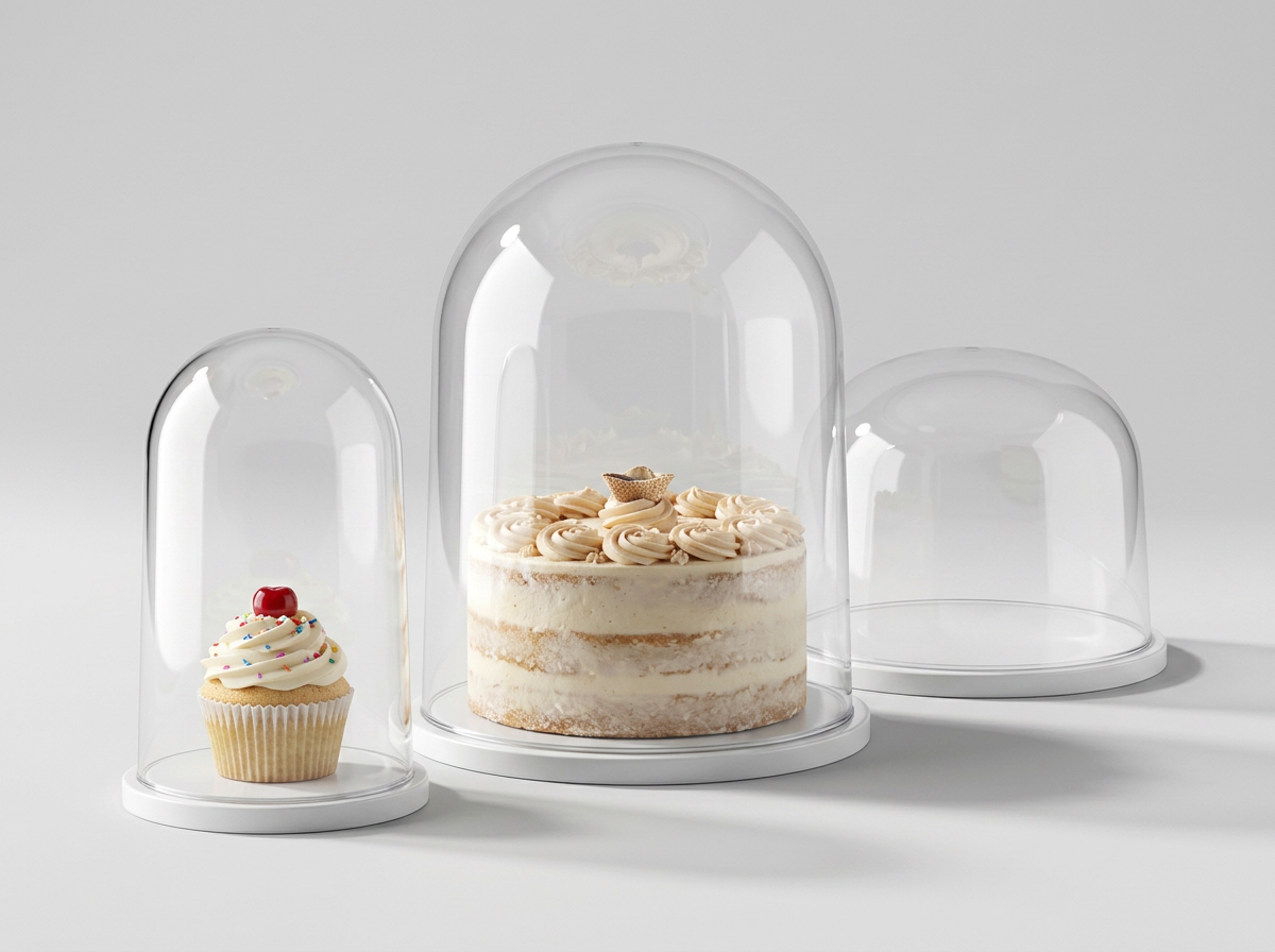 Cake display containers