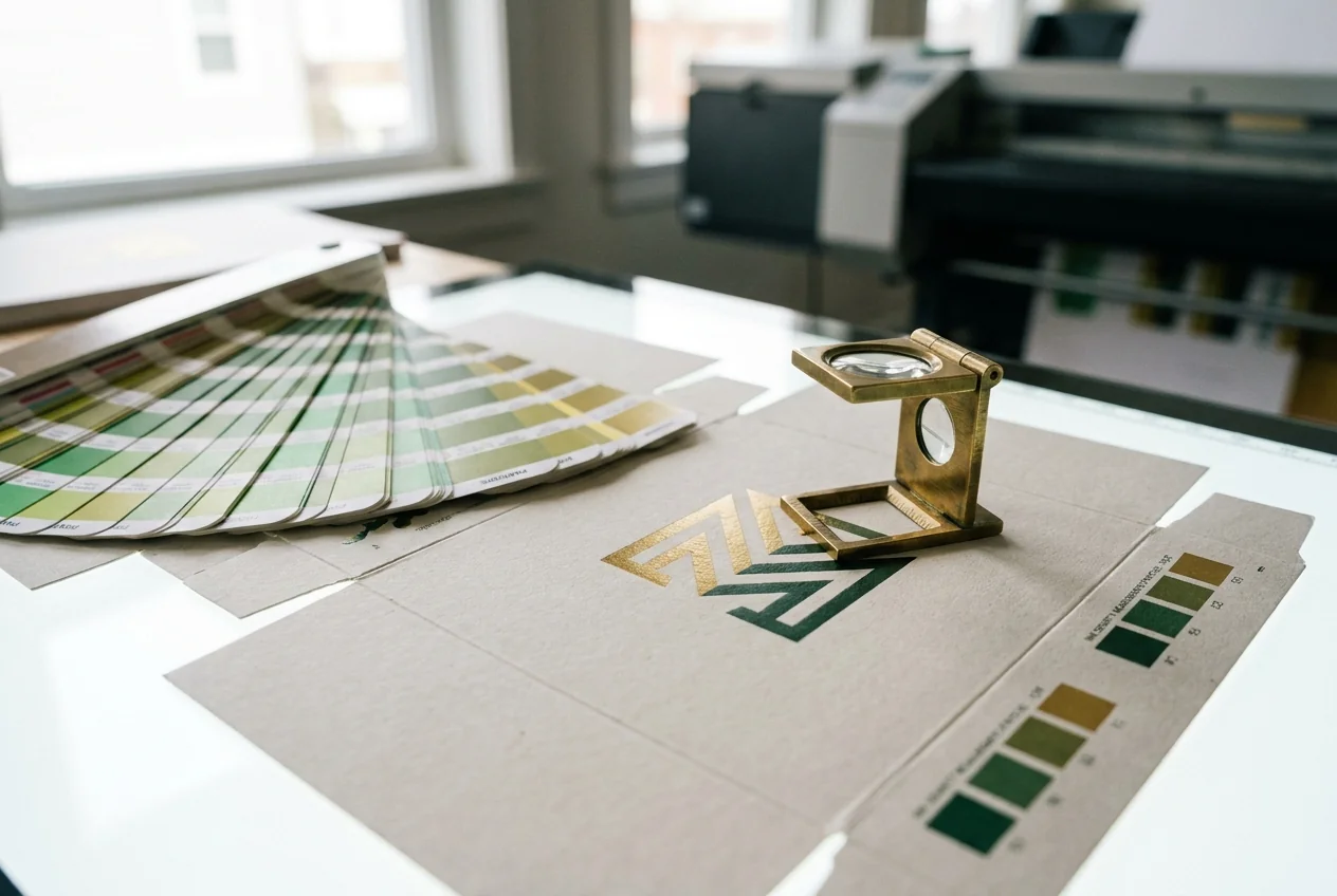 72-hour mockup and Pantone proof