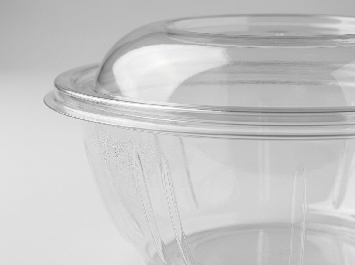 PET crystal-clear food container