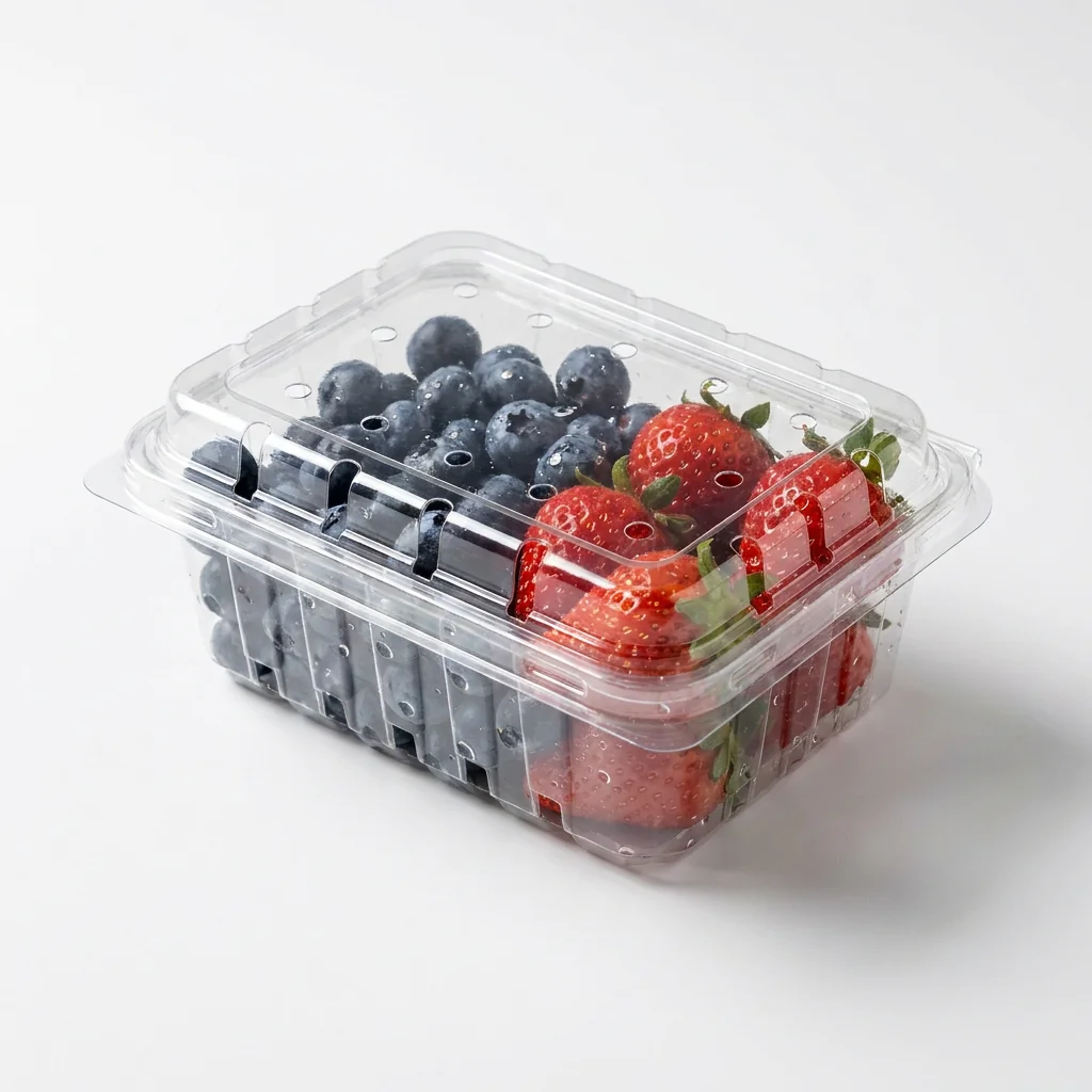 Berry and cherry punnets
