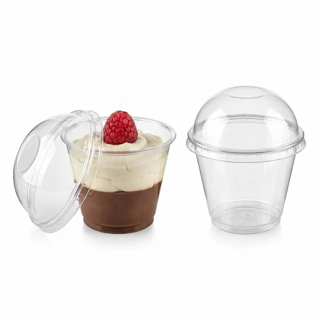 Mousse and dessert cups