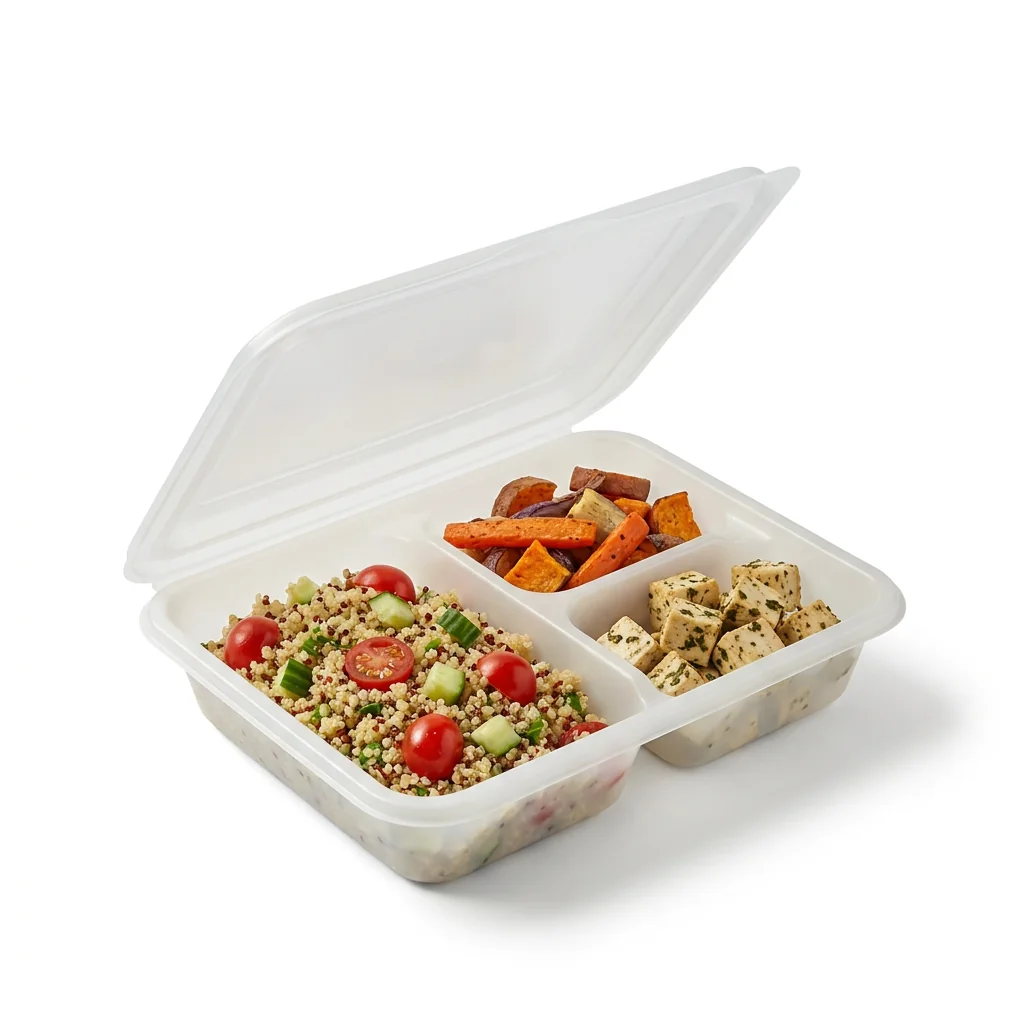 Bio compartment meal boxes
