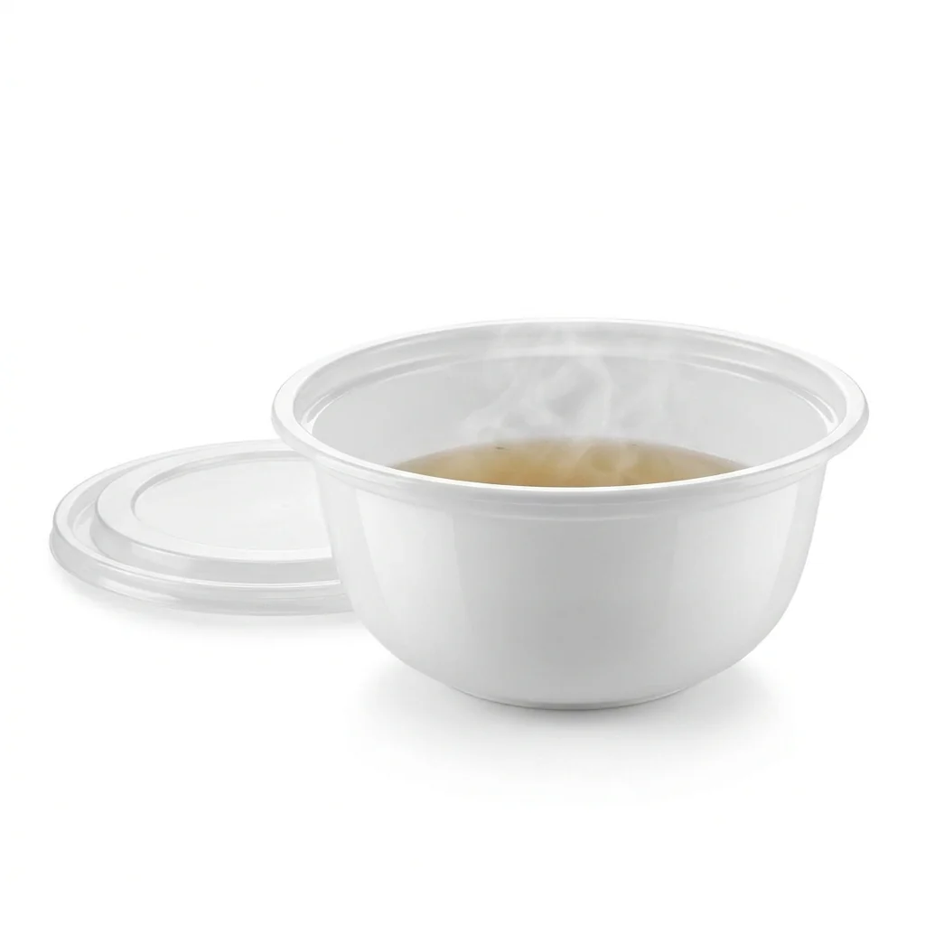 Take-out soup and broth bowls