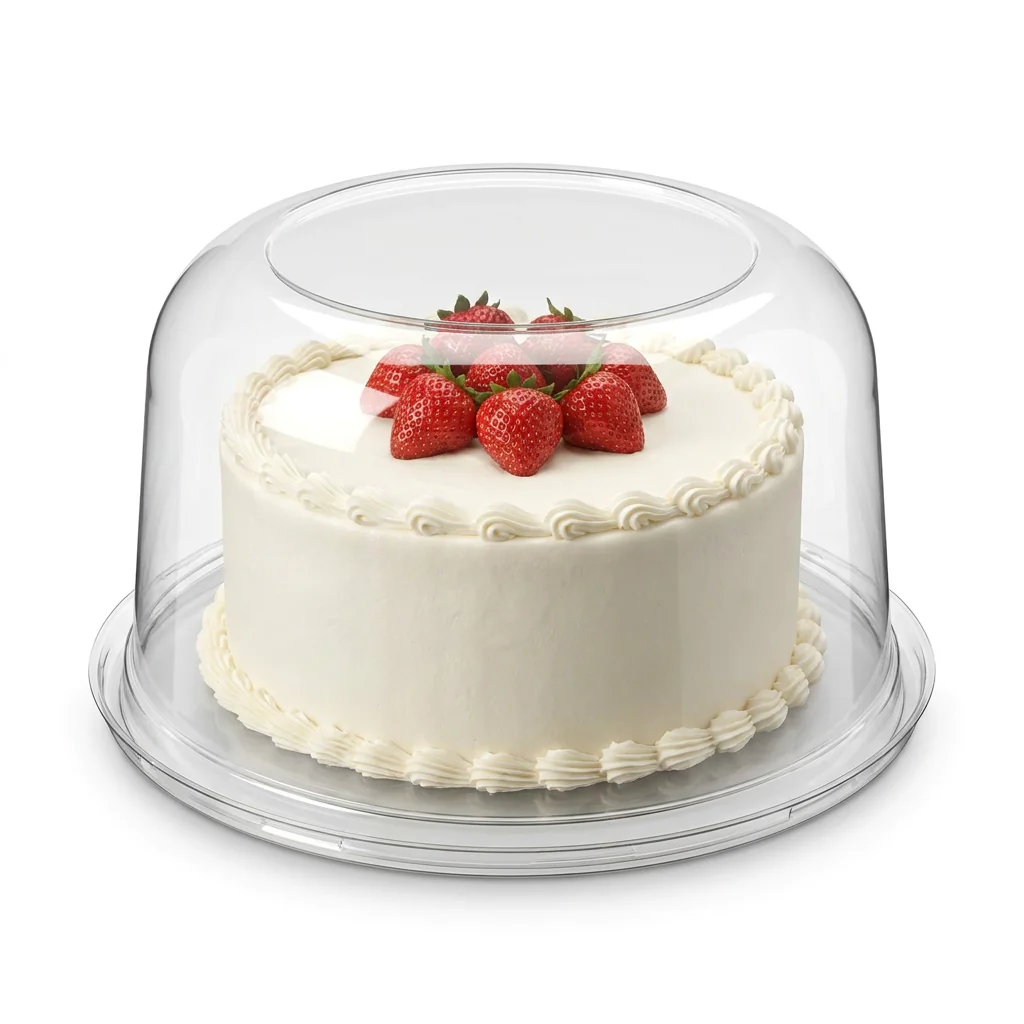 Tall-dome cake display boxes